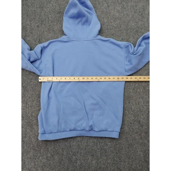 Nike Sportswear Club Hoodie Youth Large Blue Fleece Pullover Warm Swoosh - Picture 8 of 10